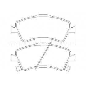 BW4259 Plaquettes de frein Performance Brakeworld