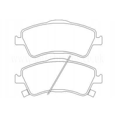 BW4259 Plaquettes de frein Performance Brakeworld