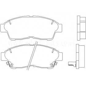 DP4964R Plaquettes de frein EBC Yellowstuff