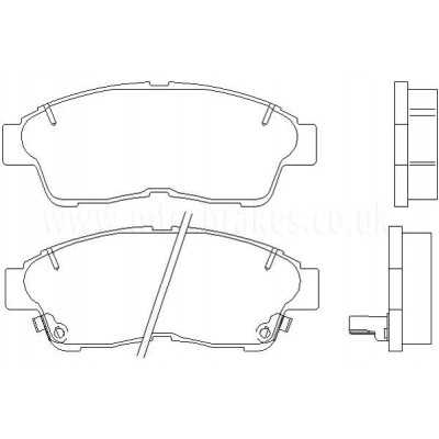 DP2964 Plaquettes de frein EBC Greenstuff 