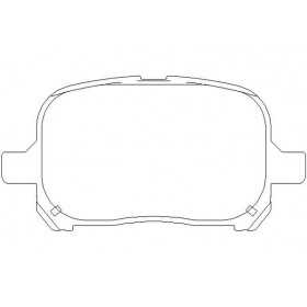MDB1921 Plaquettes de frein Performance Mintex