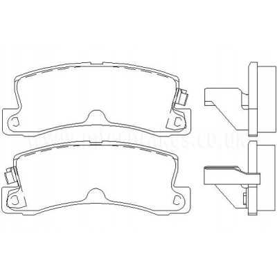 DP4628R Plaquettes de frein EBC Yellowstuff
