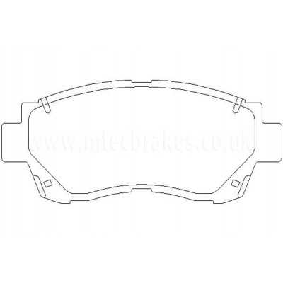 DP4874R Plaquettes de frein EBC Yellowstuff