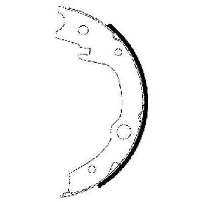 MTECSH1448 Garnitures du tambour de frein