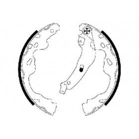 MTECSH1439 Garnitures du tambour de frein