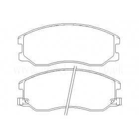 DP61975 Plaquettes de frein EBC Greenstuff 