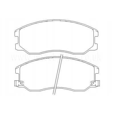 DP61975 Plaquettes de frein EBC Greenstuff 