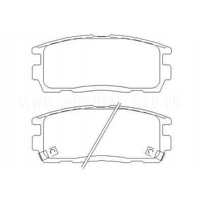 BW4232 Plaquettes de frein Performance Brakeworld