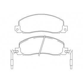 MDB1333 Plaquettes de frein Performance Mintex