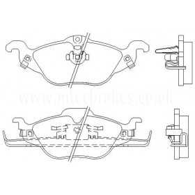 MTECPAD4156 Plaquettes de frein performance Brakes and Spacers
