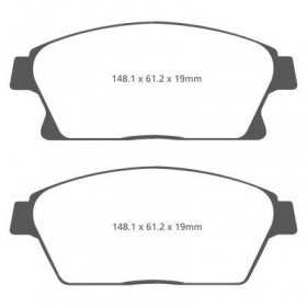 DP22067 Plaquettes de frein EBC Greenstuff 