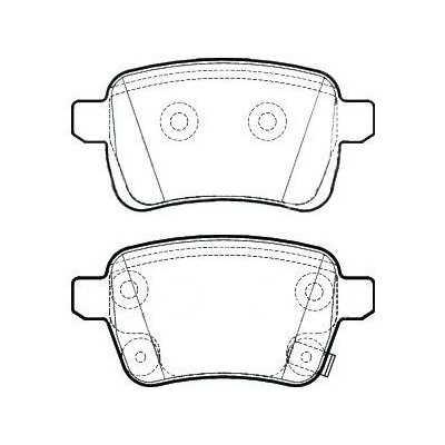 MDB3820 Plaquettes de frein Performance Mintex