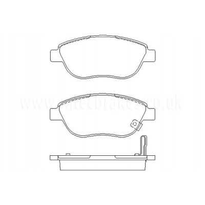 MDB2895 Plaquettes de frein Performance Mintex