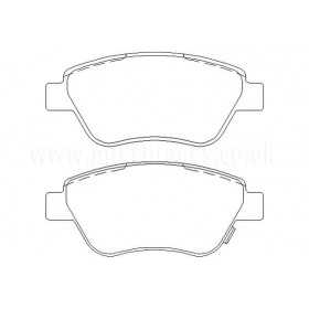 MTECPAD4414 Plaquettes de frein performance Brakes and Spacers