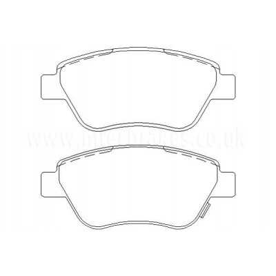 MTECPAD4414 Plaquettes de frein performance Brakes and Spacers