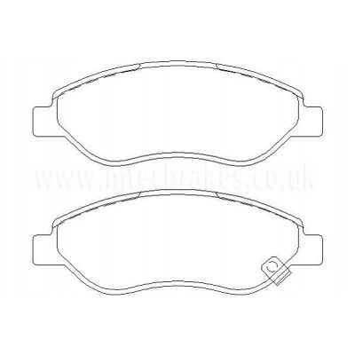 MDB2900 Plaquettes de frein Performance Mintex