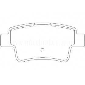 MTECPAD4126 Plaquettes de frein performance Brakes and Spacers