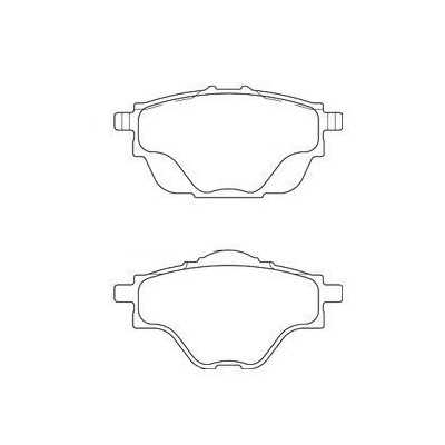 MDB3402 Plaquettes de frein Performance Mintex