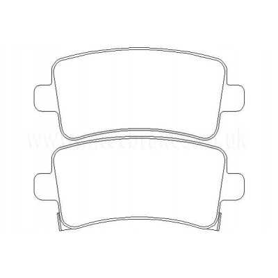 MTECPAD4404 Plaquettes de frein performance Brakes and Spacers