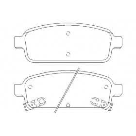 MTECPAD4522 Plaquettes de frein performance Brakes and Spacers