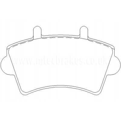 MDB2268 Plaquettes de frein Performance Mintex