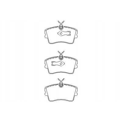 MDB1412 Plaquettes de frein Performance Mintex