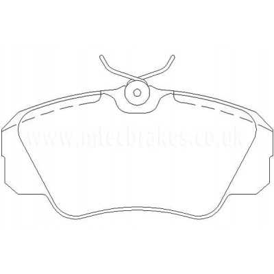 DP3937C Plaquettes de frein EBC Redstuff