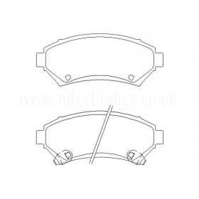 MDB1824 Plaquettes de frein Performance Mintex
