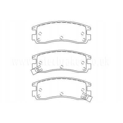 MDB1825 Plaquettes de frein Performance Mintex