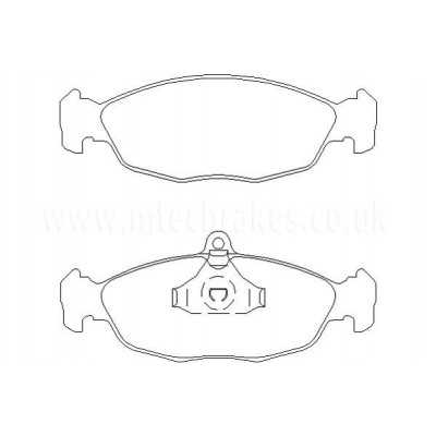 DP3940C Plaquettes de frein EBC Redstuff