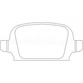 MTECPAD4200 Plaquettes de frein performance Brakes and Spacers