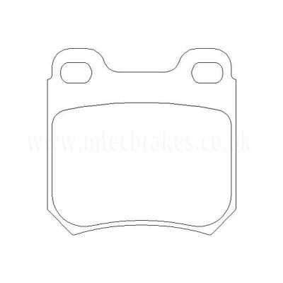 MDB1651 Plaquettes de frein Performance Mintex