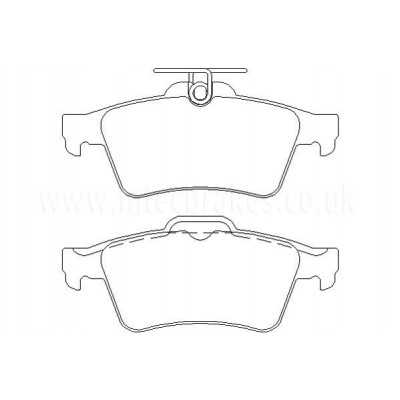 DP31749C Plaquettes de frein EBC Redstuff