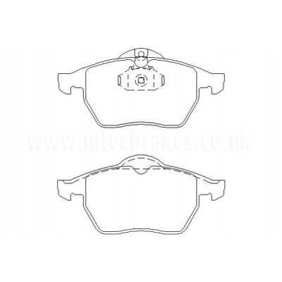 BW697 Plaquettes de frein Performance Brakeworld