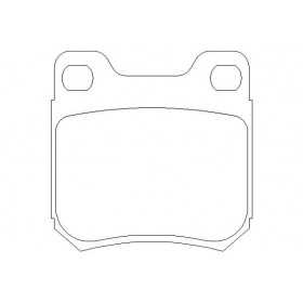 MDB1918 Plaquettes de frein Performance Mintex