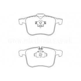 MTECPAD4282 Plaquettes de frein performance Brakes and Spacers