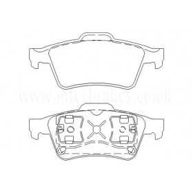 MTECPAD4468 Plaquettes de frein performance Brakes and Spacers
