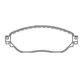 MDB3755 Plaquettes de frein Performance Mintex