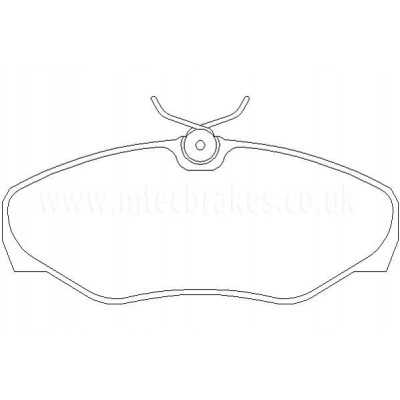 MTECPAD4444 Plaquettes de frein performance Brakes and Spacers