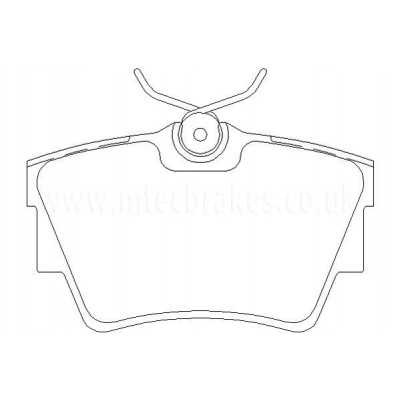 MTECPAD4366 MTEC Brake Pad