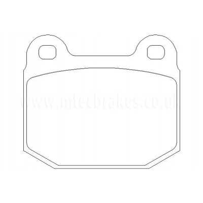 MTECPAD4069 Plaquettes de frein performance Brakes and Spacers