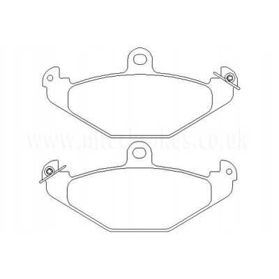 DP4885/2R Plaquettes de frein EBC Yellowstuff