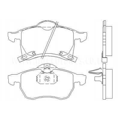 DP31183C Plaquettes de frein EBC Redstuff