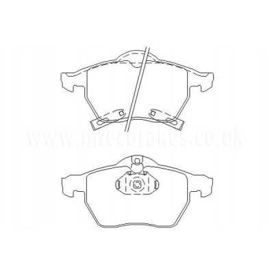 DP31443C Plaquettes de frein EBC Redstuff