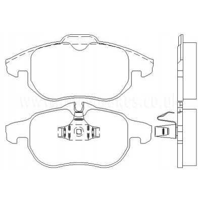 MTECPAD4025 Plaquettes de frein performance Brakes and Spacers