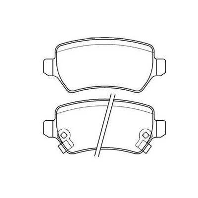 MDB2357 Plaquettes de frein Performance Mintex