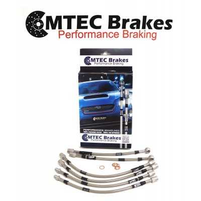 Golf Gti Mk 3 8V/16v  (6 Line) 92-96 Zinc Plated MTEC Performance Brake Hoses VW6P-5024
