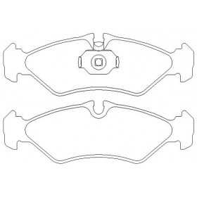 MDB3016 Plaquettes de frein Performance Mintex