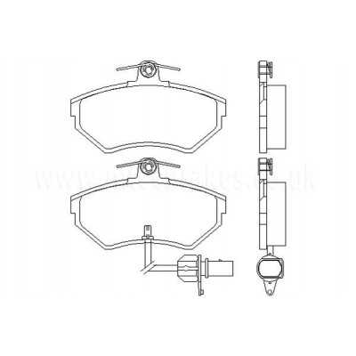 MDB2075 Plaquettes de frein Performance Mintex
