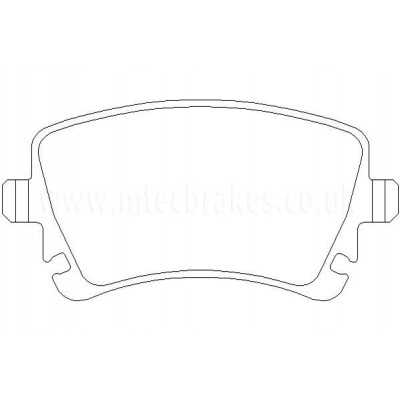 MDB2544 Plaquettes de frein Performance Mintex